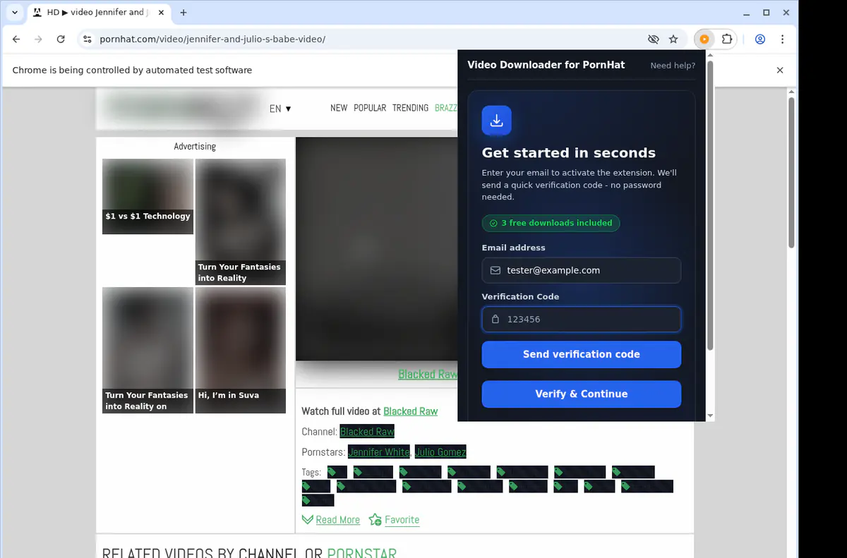 PornHat Video Downloader screenshot 4